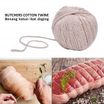 Butchers COTTON TWINE string thread rope benang katun untuk ikat daging sosis 1.5MM +/- 75m 246ft 52g